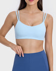 Millennia Scoop Neck Double Strap Active Cami - Little Miss Vanilla