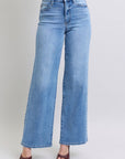 Judy Blue Full Size Wide Leg Jeans with Pockets - Little Miss Vanilla