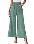 Casual Loose-fitting Wide-leg Slim-fit Trousers