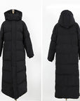 Winter Long Coat Warm Hooded Thickened Parka Jackaet For Women Clothing