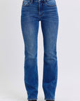 Judy Blue Full Size Run Mid-Rise Bootcut Jeans with Thermal Lining - Little Miss Vanilla