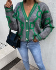 Loose Batwing Sleeves Knitted Sweater Women Jacket Cardigan