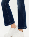 Kancan Mid Rise Button Fly Flare Jeans - Little Miss Vanilla