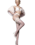 Ballerina 586 Ivory Hold Ups