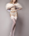 Ballerina 588 Ivory Hold Ups