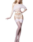 Ballerina 589 White Hold Ups