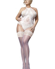 Ballerina 591 Ivory Hold Ups Plus