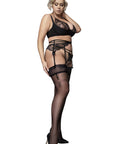 Ballerina 597 Black Hold Ups Plus