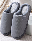 Non-slip Plus Velvet Cotton Slippers