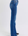 Judy Blue Full Size Run Mid-Rise Bootcut Jeans with Thermal Lining - Little Miss Vanilla