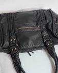 French Style Retro Biker's Shoulder Messenger Bag