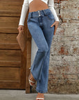 Bootcut Jeans with Pockets - Little Miss Vanilla