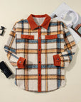 Plus Size Plaid Button Down Jacket - Little Miss Vanilla