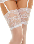 Beauty Night BN6541 Romance Stockings White