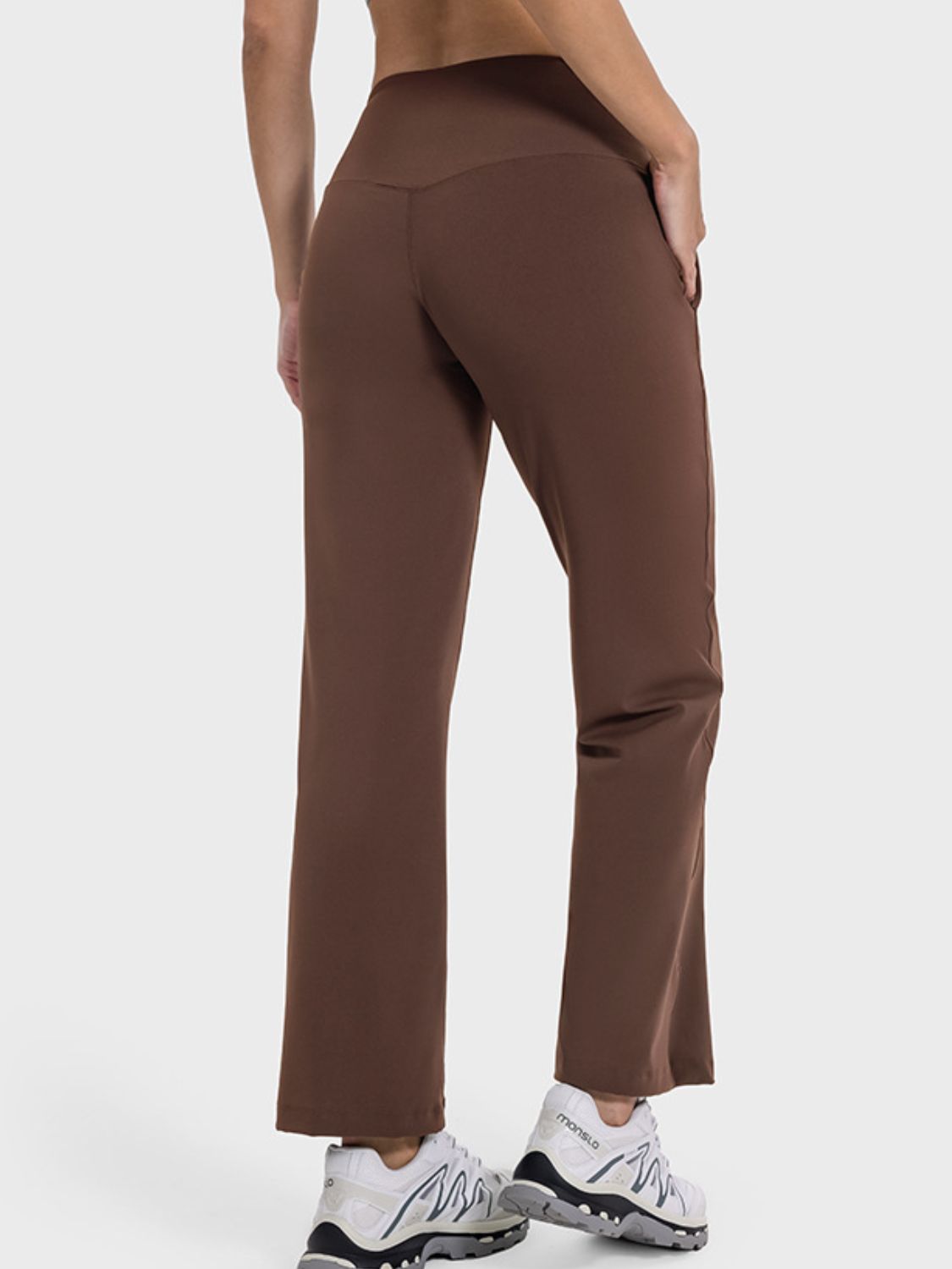 Millennia Pocketed High Waist Active Pants - Little Miss Vanilla