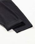 Black Arched Waist Stretchy Slim Fit Jeggings