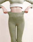 Women's Outer High Waist Hip Lift Leggings Fleece-lined Shark Pants