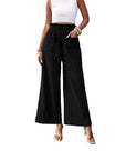 Casual Loose-fitting Wide-leg Slim-fit Trousers