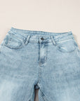 Wide Leg Jeans with Pockets - Little Miss Vanilla