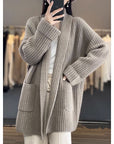 Warm All-match Simple Leisure Sweater Sweater Coat - Little Miss Vanilla