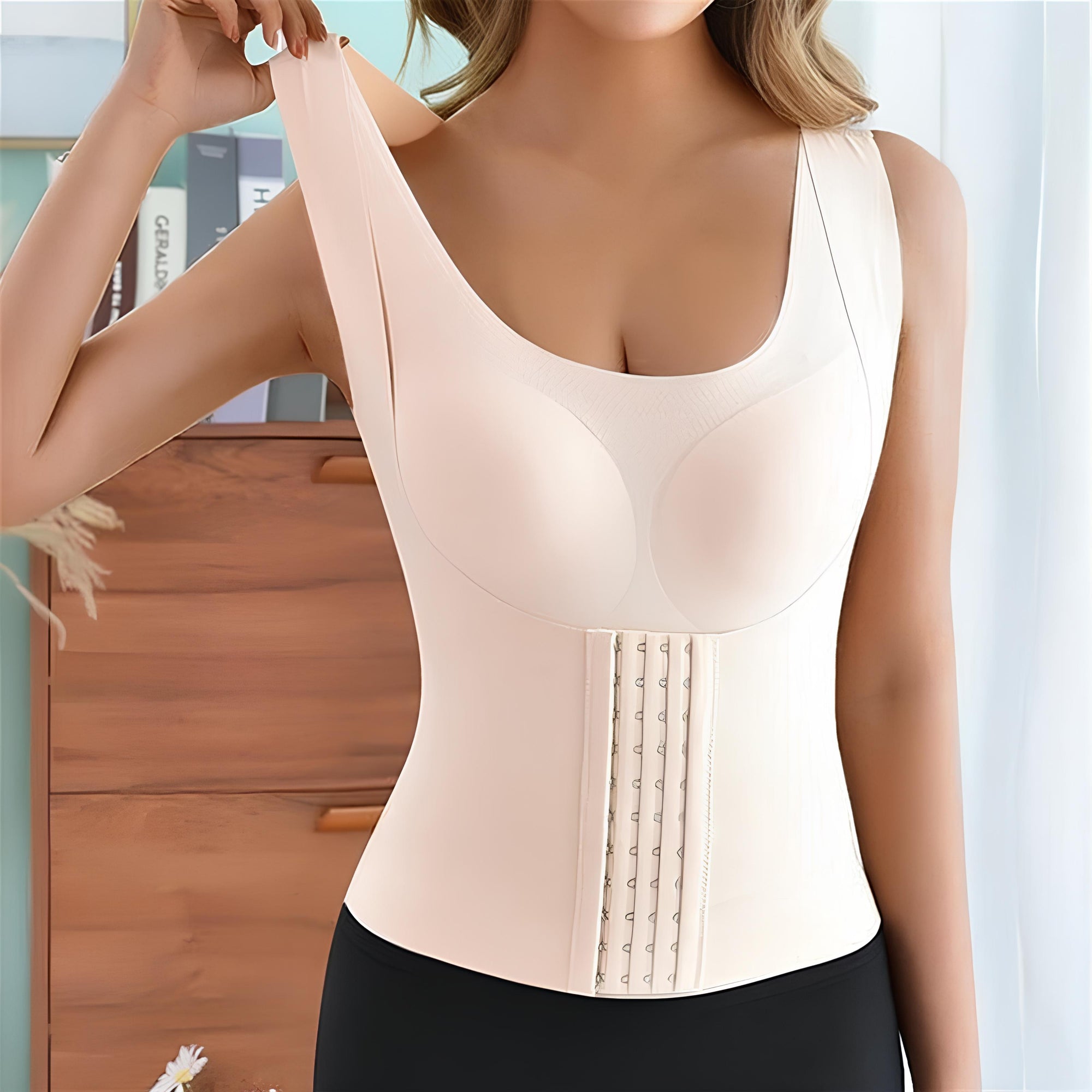 Basic Bae Scoop Neck Shapewear Tank with Removable Paddings - Little Miss Vanilla