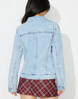 Button Up Long Sleeve Denim Shacket - Little Miss Vanilla