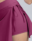 High Waist Active Skort with Pockets - Little Miss Vanilla