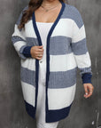 Plus Size Open Front Long Sleeve Cardigan - Little Miss Vanilla