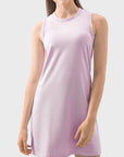 Millennia Round Neck Sleeveless Active Dress - Little Miss Vanilla