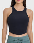 Millennia Round Neck Racerback Active Tank - Little Miss Vanilla