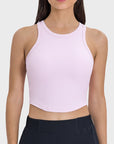 Millennia Round Neck Racerback Active Tank - Little Miss Vanilla