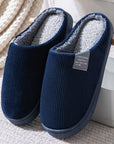 Non-slip Plus Velvet Cotton Slippers