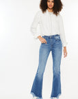 Kancan High Rise Frayed Hem Jeans - Little Miss Vanilla