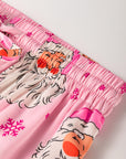 Pink Santa Claus Snowflake Long Sleeve Shirt Christmas Pajama Set - Little Miss Vanilla