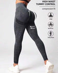 Matte Washed Seamless Yoga High Waist Hip Lift Fitness Pants