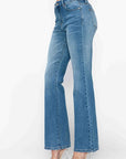 bytos Full Size Cat's Whiskers Mid Rise Bootcut Jeans - Little Miss Vanilla