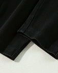 Black Solid Color High Waist Stretchy Slim Fit Jeggings