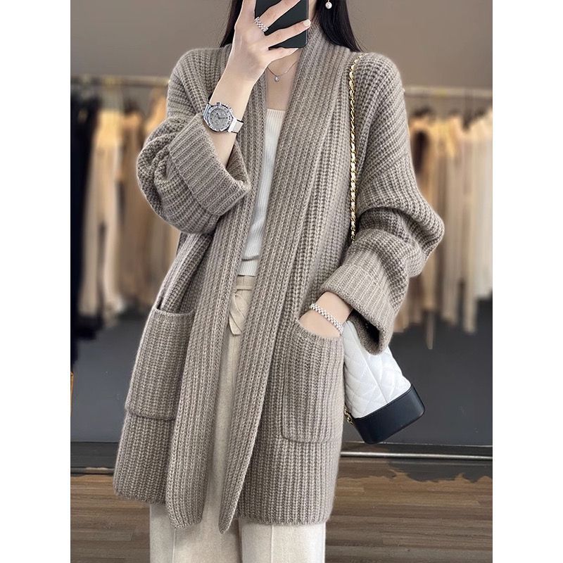 Warm All-match Simple Leisure Sweater Sweater Coat - Little Miss Vanilla