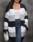 Plus Size Open Front Long Sleeve Cardigan - Little Miss Vanilla