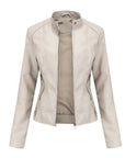 European And American Women's Leather Jackets