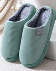 Non-slip Plus Velvet Cotton Slippers