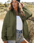 Jungle Green Floral Quilted Jacket - Little Miss Vanilla