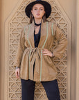 Plus Size Long Sleeve Tie Waist Cardigan - Little Miss Vanilla