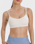 Millennia Scoop Neck Double Strap Active Cami - Little Miss Vanilla