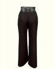 Girls' Solid Color Hollow High Waist Slimming Fashion Versatile Home Clothes Pants