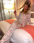 Multicolour Floral Christmas Pajamas Set - Little Miss Vanilla