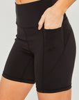 Love Tree High Waist Seam Detail Active Shorts - Little Miss Vanilla