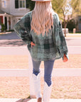 Multicolor Brushed Plaid Pocketed Oversize Shacket - Little Miss Vanilla