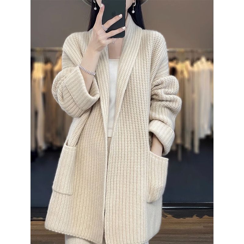 Warm All-match Simple Leisure Sweater Sweater Coat - Little Miss Vanilla