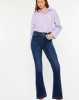 Kancan High Rise Double Waistband Flare Jeans - Little Miss Vanilla